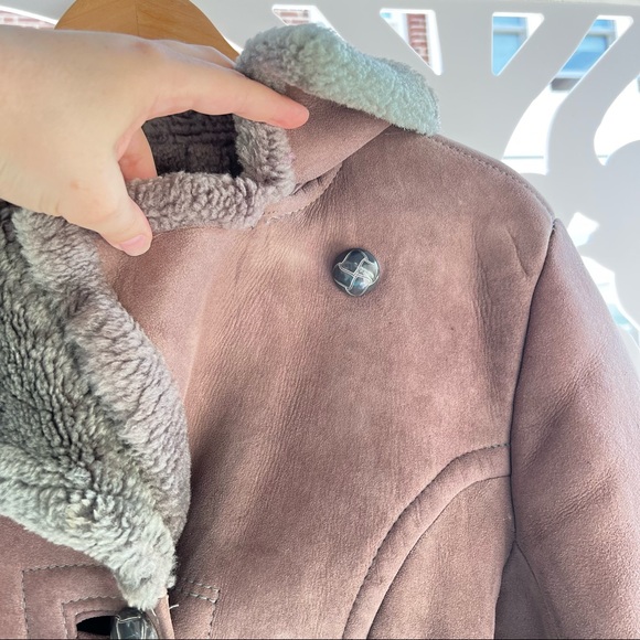 VINTAGE Shearling Coat circa 1960s Canada - Picture 3 of 12